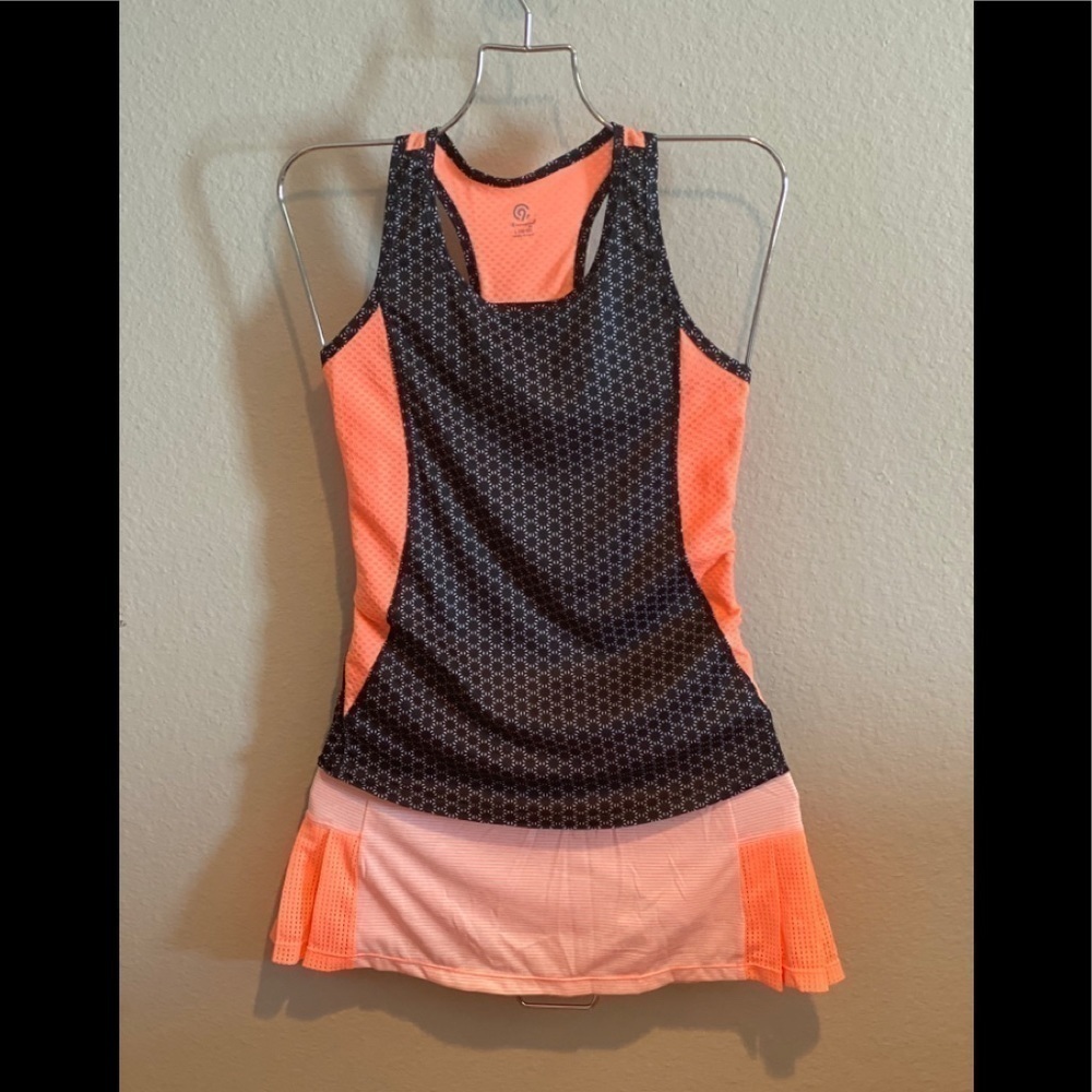 Champion Coral & Gray Skort and Tank​​​​​​​​​